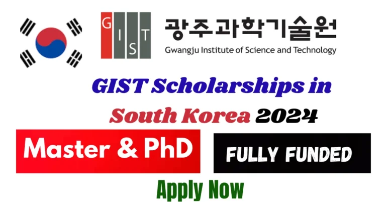 GIST Scholarships in South Korea 2024