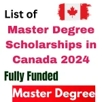 master degree scholarships in Canada