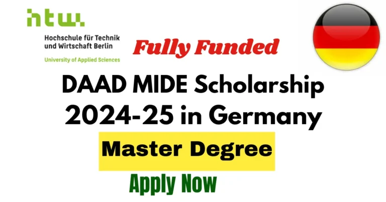 DAAD MIDE Scholarship 2024-25 in Germany