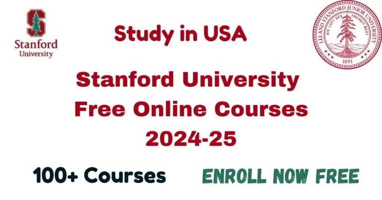 Stanford University Free Online Courses 2024-25 | Scholarpex